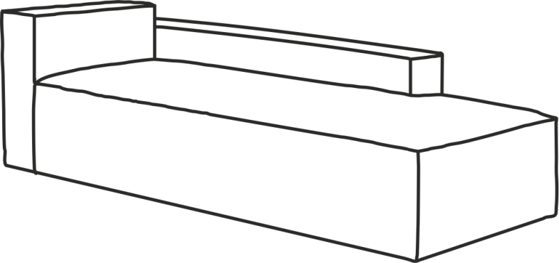 Модуль диван Фри оттоманка 112-P