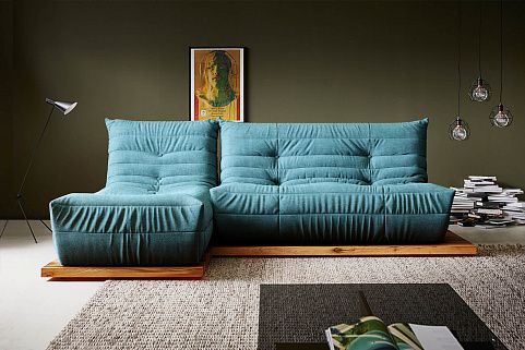 Бирюзовый диван в интерьере-11, Бирюзовый диван ДеФранс любого размера на заказ