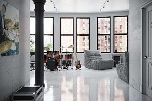 Диван ДеФранс светло-серого цвета