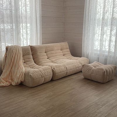 Мягкая мебель в лаунж формате. Отзыв о комфорте и современном дизайне с фото. 5/5.