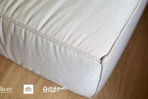 Дачный ответ, Скандинавский уют в мансарде с круглым окном, Диваны Gliver, Белый диван Фри Лаунж 