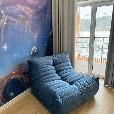 Бескаркасные кресла: сиденья как в настоящем кинотеатре. Отзыв о качестве. Фото домашнего кинозала. 5 звезд.