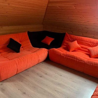 Организация домашнего пространства с модульным диваном: отзыв. Фото до и после. 5 звезд.