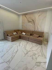 Угловой бескаркасный диван для экономии пространства: отзыв с фото. Рейтинг 5 звезд