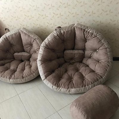 Купить кресло с оттоманкой в гостиную. Отзыв о комфорте и стиле с фото. 5/5.