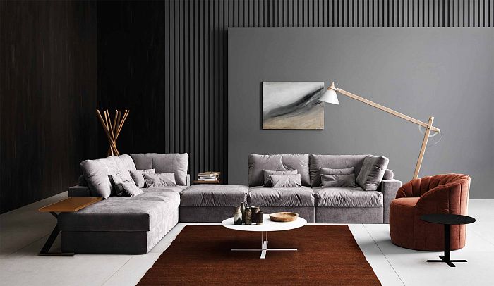 Модуль диван Элизиум со спинкой - 17