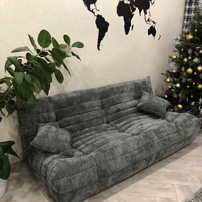 Купить диван из пенополиуретана: отзыв о надежности бескаркасной мебели. Фото и оценка 5 звезд.