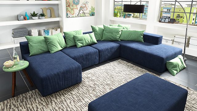 Обустройство лаунж пространства в гостиной