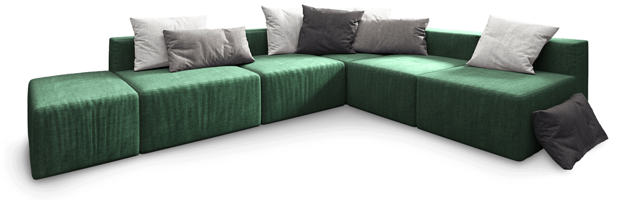 Бескаркасный модульный диван Драм от Gliver