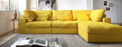 Модные диваны 2025 года-8, стильный и яркий диван Элизиум