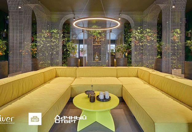 Дачный ответ, Бананово-лимонный Сингапур, Диваны Gliver, Желтый диван Фри Лаунж от Gliver