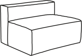 Модуль диван Фри 110