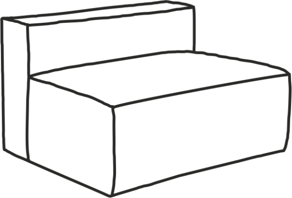 Модуль диван Фри 110