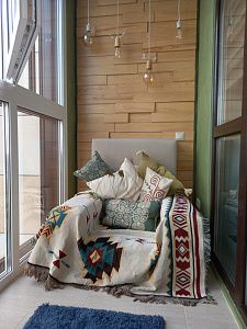 Бескаркасное кресло-диван для балкона: отзыв о компактности с фото. 5/5