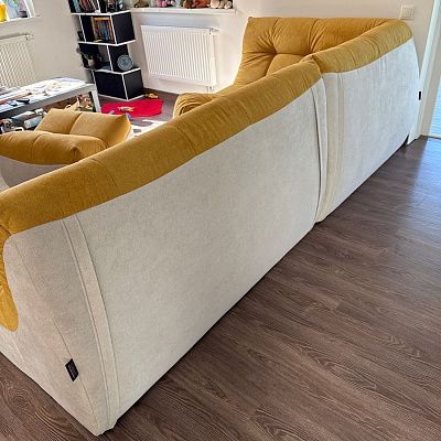 Бескаркасная мебель из пенополиуретана. Фото, подтверждающее качество, и отзыв на 5 звезд.