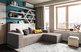 Стандартные размеры диванов-3, модный, бежевый диван Драм