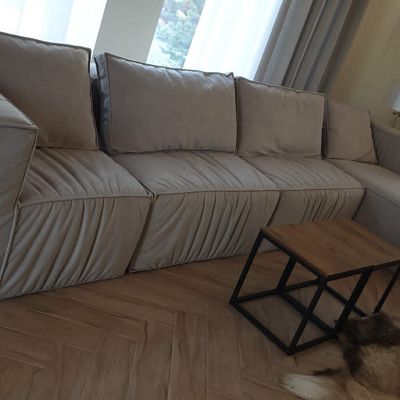 Бескаркасные модульные диваны в современном стиле. Отзыв с фото и рейтингом 5 звезд.