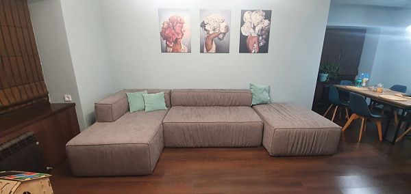 Мягкий бескаркасный диван для максимального расслабления: отзыв с фото. 5/5