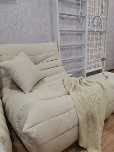 Куплю бескаркасный диван!: отзыв о поиске и выборе. Фото популярной модели мягкой мебели. 5 звезд.