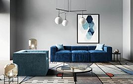 Стандартные размеры диванов-6, современный диван Фри