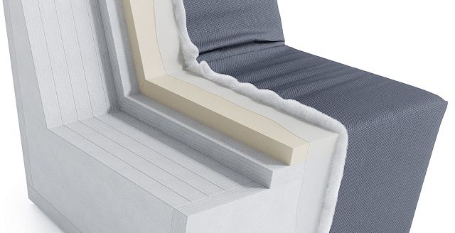 Мягкая подложка на поверхности кресла Дорф 