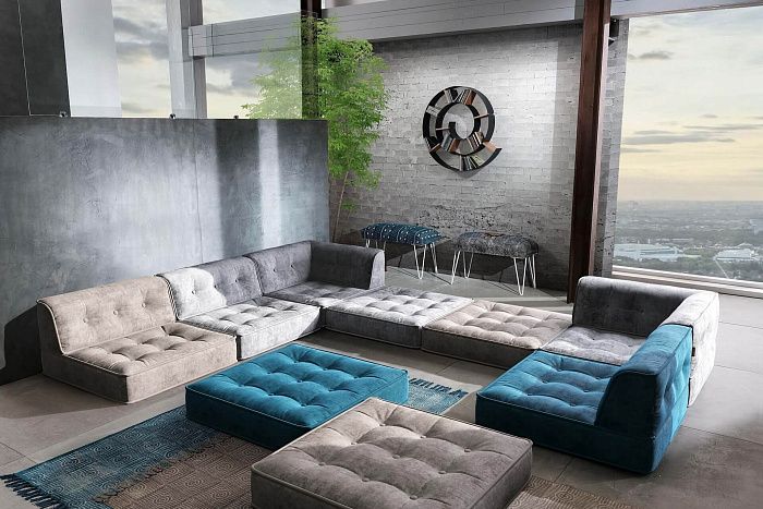 Комплект со спинкой Гоа - 20