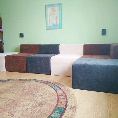 Купили модули дивана отдельно: отзыв о сборке дивана. 5 звезд.