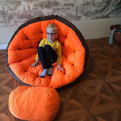 Купить кресло с пуфом для ног выгодно?. Отзыв об удачной покупке с фото. 5 звезд.