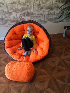 Купить кресло с пуфом для ног выгодно?. Отзыв об удачной покупке с фото. 5 звезд.