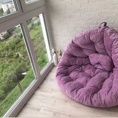 Бескаркасное кресло-диван для балкона: отзыв о компактности с фото. 5/5