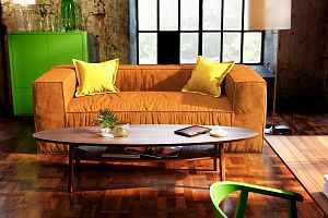 Миниатюрный, компактный бескаркасный диван Фри для гостиной в стиле лофт 