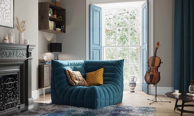 Легкий диван ДеФранс, мебель Гливер легче каркасных диванов