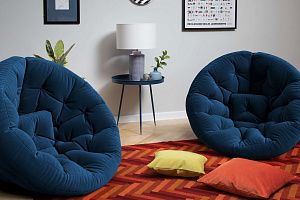 Кресло Шелл из велюра для офиса, современное бескаркасное кресло, легкое, стильное