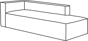 Модуль диван Фри оттоманка 113-P